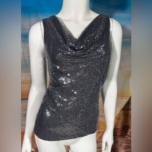 Ronen Chen Sequin Shell Blouse